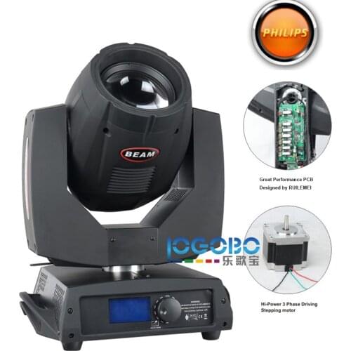 Drop Shopping Sharpy 5R Beam 200W Moving Head Spot Laser Light 16 Gobos & 8/16-Facet Prism DJ Bar Movinghead TV Show Beam Light