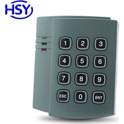 RFID Card Keypad Single Door Access Control Standalone Keyboard Controller Reader with 10PCS Free Proximity EM ID Keyfob