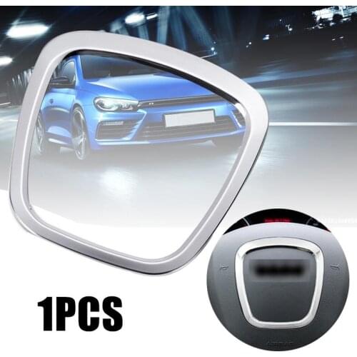 Silver Steering Wheel Alloy Decorative Ring Sticker Cover for Audi A3/A4L/A6L/Q3/Q5/Q7