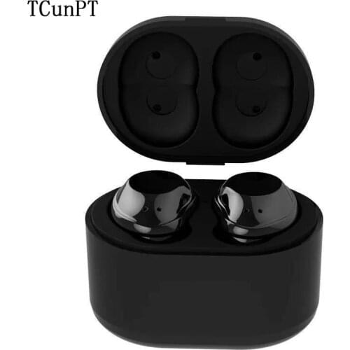 TCunPT X6 TWS Bluetooth Earphones Mini Dual Earbuds Wireless Stereo Sport Waterproof Headset Headphone with Mic Charging Box