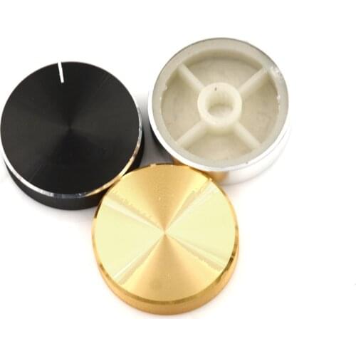 Solid Machined Aluminum Alloy Rotary Control Potentiometer Knobs Volume Switch Rotary Encoder Knobs