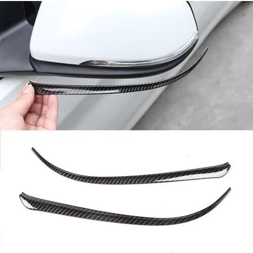 Carbon Fiber ABS For BMW X1 F48 1 2 series Active Tourer f45 f46 218i 16-19 Side Rearview Mirror Strips Trim For BMW X2 F47 2018