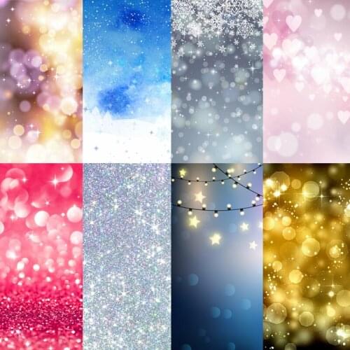 Vinyl Dreamy Shiny Polka Dots Bokeh Party Love Doll Baby Portrait Photography Backgrounds Photo Backdrops Photocall Photo Studio