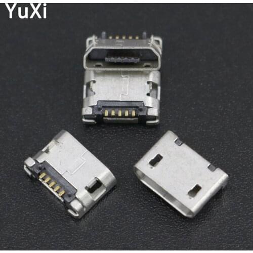 YuXi 10pcs G19Y Micro USB 5pin Female Connector for Mobile Phone mobile power MP3 USB Charging Socket jack Port For Electric toy