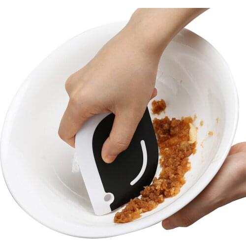 1PC Multi-function Oil Scraper Cartoon Kitchen Bathroom Stove Dirt Decontamination Scraper Cake Baking Tool Oil Plate Scraper