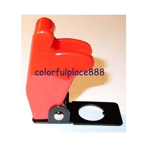 2pcs, Red Safety Flip Cover for Toggle Switch