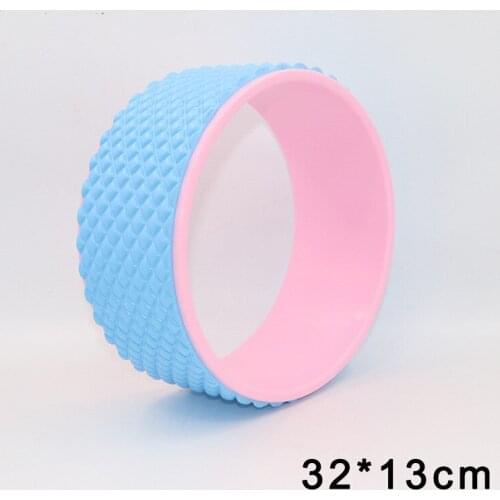 3D Yoga wheel Circle with Prop Stretching Improving Back Pilates Yoga Massage Hip AU