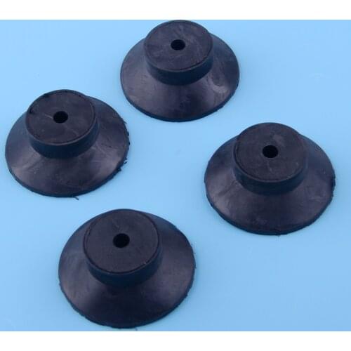 4pcs 48mmx18mm Black Rubber Pad Replacement Foot Pads Vibration Isolator for Air Compressors Dropshipping