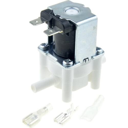 Electric Plastic Solenoid Valve 12V 24V 220V Normally Closed 1/4" 3/8" Pipe Stem Quick Conntect RO Water Reverse Osmosis System