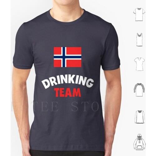 Norway Drinking Team T Shirt Men Cotton 6Xl Norway Drinking Team Norway Drinking Team Norway