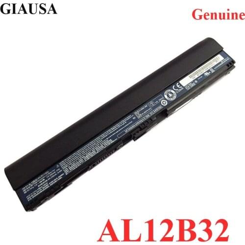 GIAUSA Genuine AL12B32 Laptop Battery For Acer Aspire One 756 725 V5-171 V5-121 V5-131 B113M AL12B72 AL12B31