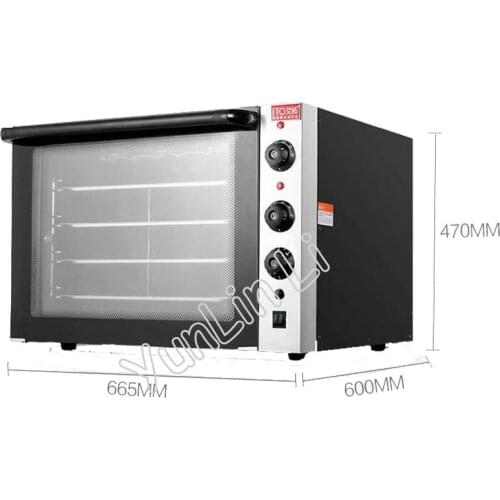 220V Large Capacity Oven 4500W Commercial Electric Oven Cake Bread Pantry Oven Hot Air Circulation Oven ITO-EC01C