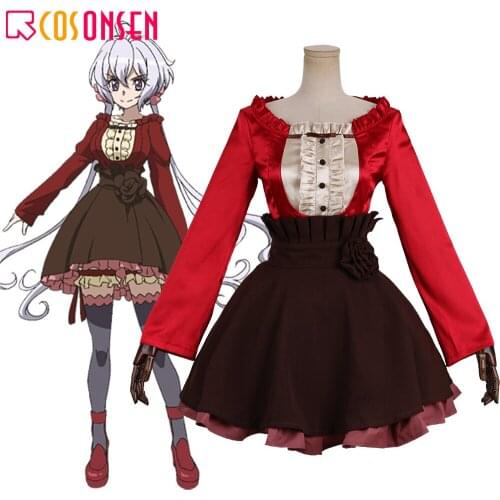 Anime Senki Zessho Symphogear XV Cosplay Yukine Chris Costume Women Lovely Lolita Uniform Skirt COSPLAYONSEN Custom Made