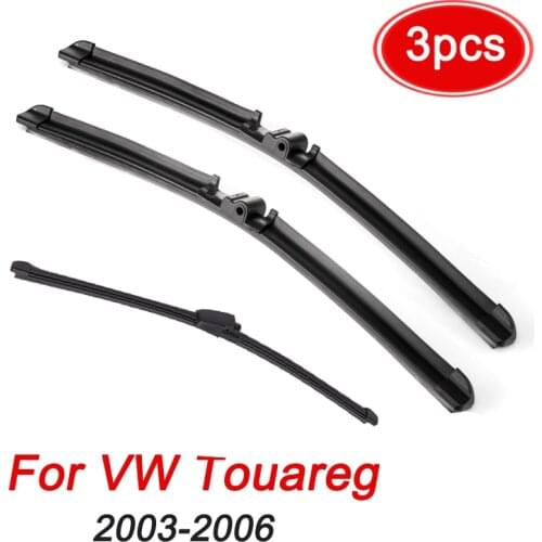 MIDOON Wiper Front Rear Wiper Blades Set For VW Touareg 2003-2006 Windshield Windscreen Front Rear Window 26"+26"+14"