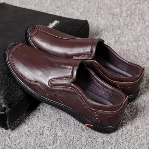 2021 New Men Loafers Luxury Casual Hand Genuine Leather Oxfords Shoes for Men High Quality Suit Formal Cow Leather Dress Shoes