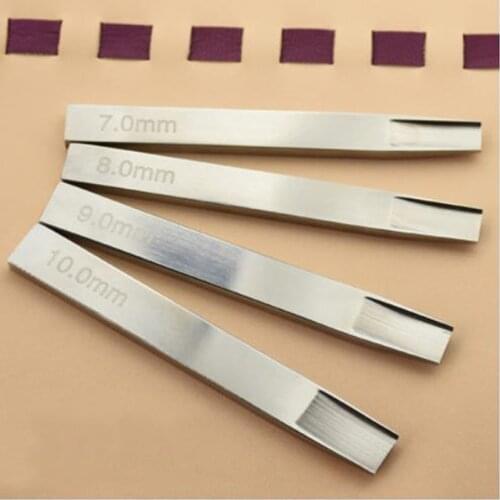7/8/9/10MM Leather Craft Tools Durable DIY Leathercraft Alloy Steel Hand Weaving Slot Hole Punch Leather Cutter Craft Tool