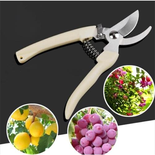 Pruner Tree Cutter Gardening Pruning Shear Scissor Stainless Steel Cutting Home Tools Anti-slip