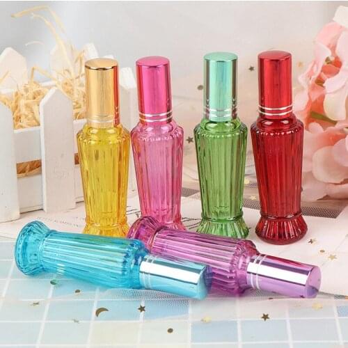 Travel Empty Spray Atomizer Bottles 15ML Refillable Portable Sample Perfume Bottle Glass Cosmetic Packaging Container
