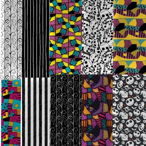 Half yard 45*140cm cartoon princess Tissue Kids Home Textile polyester cotton fabric mask