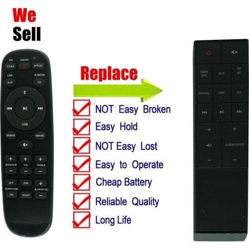 Remote Control For Philips TAB7305 TAB7305/37 TAB6305 TAB6305/98 TAB7305/10 TAB6405 Soundbar Sound Bar speaker Audio System