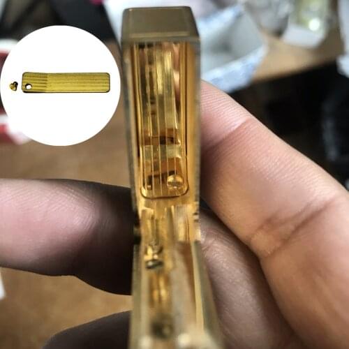 Replacement Upper Cover Echo Plate Screw Tuning Board Shrapnel Screw Set Fit For Dupont Ligne 2/Gatsby Lighter Repair Inner Part