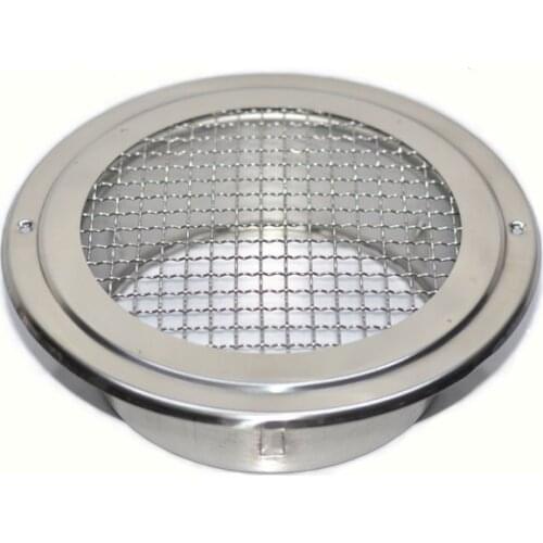 1pc air vent for range hood ventilation smoke exhaust anti-rat kitchen ventilation grille wall air vent stainless steel outlet