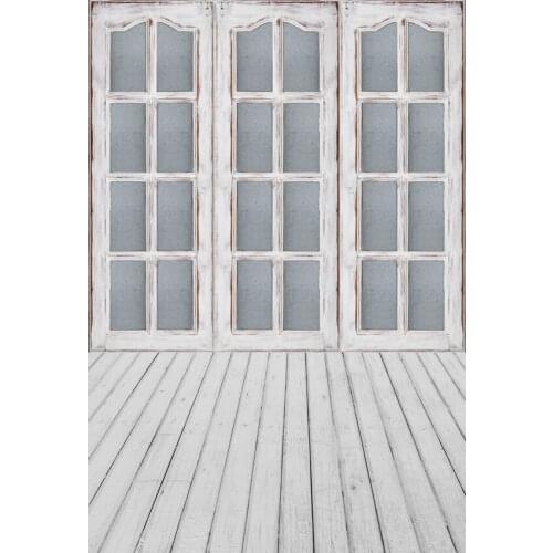 French window background photography vinyl simple Wood wall floor photo backdrops for photographer studio props backdrops S-2651