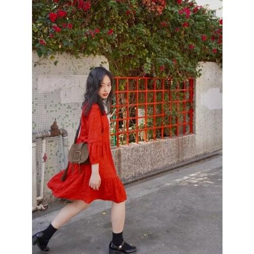 Ladies V-neck Elbow Sleeve Short Mini Dress