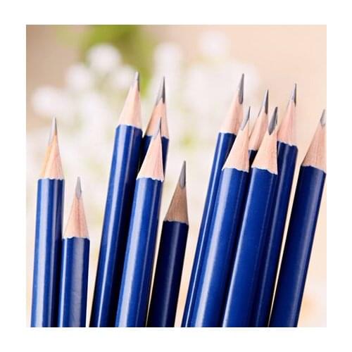 12pcs/set paper box package Multilateral lever Creative Sketch Student Supply Wooden HB Pencil