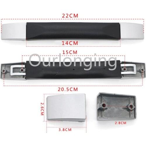 2PCS 14cm B029 Flexible Suitcase Luggage Case Plastic Spare Strap Handle Grip Replacement