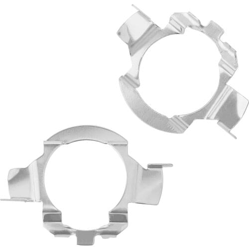 2Pcs H7 LED Car Headlight Bulb Base Metal Holder Adapter Socket Mercedes-Benz BMW Audi Auto Headlamp Mount Stand For Nissan VW