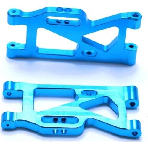 2Pc Front Rear Lower Suspension Arm Voor Wltoys-S 144001 Rc Hobby Model Auto 1/14 Lc Racing Volledige serie Rechtop Set Een-Arm