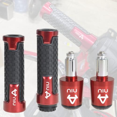 For Niu N1s Nqi U+ Ngt Handlebar Grips Throttle Sleeve Plug Cnc Aluminum Rubber
