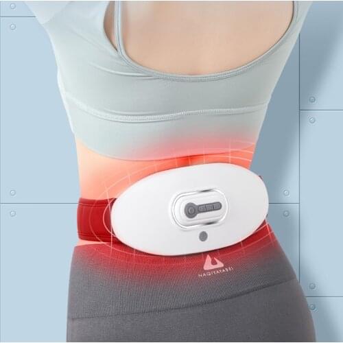 Wireless Waist Abdominal Massager Belt Heating Warm Palace Belt Relieve Menstrual Pain Slimming Massager Device Home Care