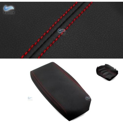 For Dodge Charger 2008 2009 2010 Microfiber Leather Car Interior Center Control Armrest Box Cover Sticker Trim