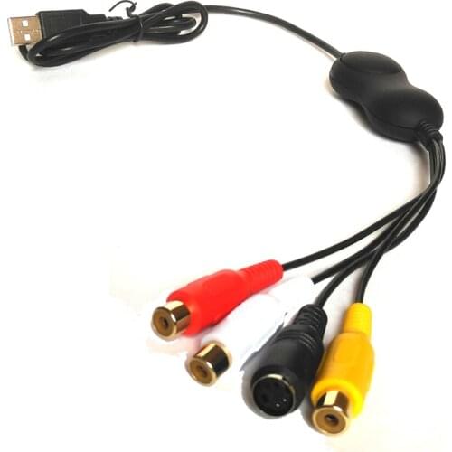 EzCAP158 UVC standard USB2.0 Video audio capture card, convert analog video audio to digital format suitable Windows, MAC Linux