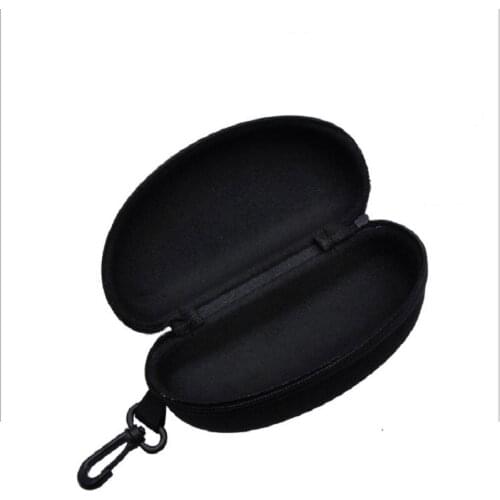 Protable Sunglasses Protector Travel Pack Pouch Glasses Case 1Pcs Black Zipper Box Hard Eyewear Accessories