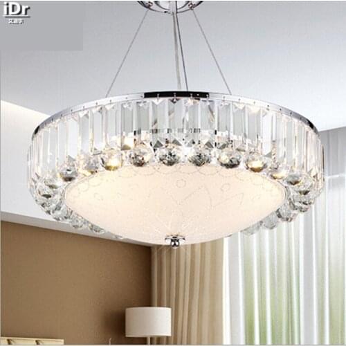 European-style crystal chandelier lighting led a round crystal lamp bedroom living room dining Chandeliers Rmy-027