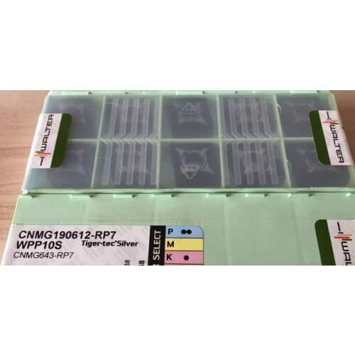10PCS CARBIDE INSERT CNMG190612-RP7 WPP10S