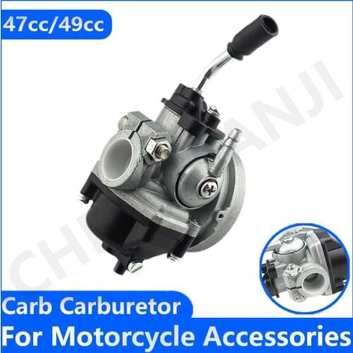 Motorcycle 47cc 49cc Carburetor Carby for 2 Stroke Engine ATV Quad Go Kart Dirt Pocket Mini Moto Bike Motorcycle Motorbike Parts