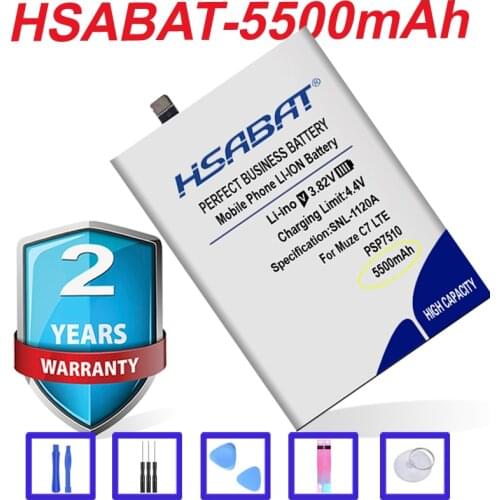 Top Brand 100% New 5500mAh PSP7510 DUO Battery for Prestigio Muze C7 LTE PSP7510DUO in stock