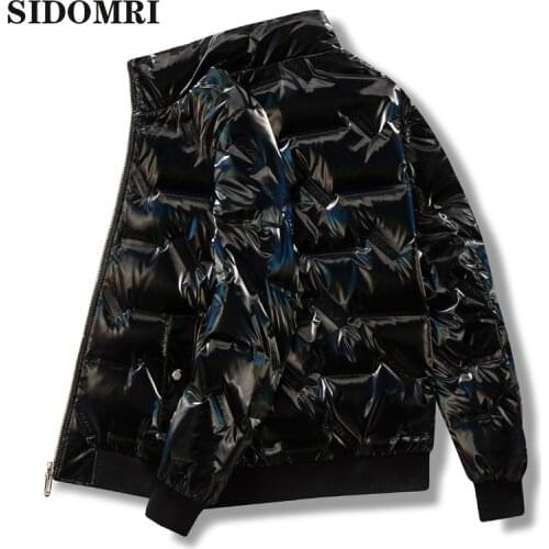 Men jacket Gloosy color new 90% white duck down down jacket casual fashionable and high-quality think and warm jacket