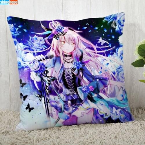 Anime Girl Pillow Cover Customize Pillowcase Modern Home Decorative Pillow Case For Living Room 2020.08.17