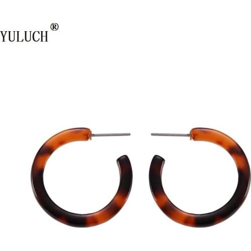 Novetly Multicolor Acrylic Stud Earrings For Girls Womans Fashion Jewelry For Two Different Style Longer Stud Earrings Special