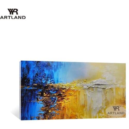 Original design Hand drawn abstract thick oil painting on canvas for wall home decoration hanging picture for living room Hotel