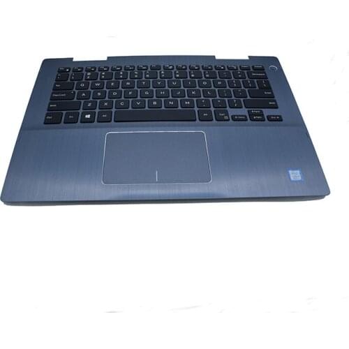 Laptop Palmrest With Backlight US Layout Keyboard Without For Dell Inspiron 14 5000 2-in-1 P93G