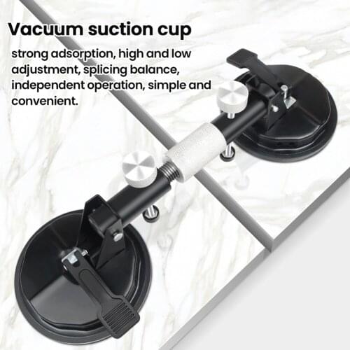 Adjustable Dual Vacuum Suction Cup Stone Seam Setter Professional Countertop Installation Seaming Tool Flat Surfaces Seam Setter