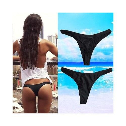 Sexy Women Brazilian Charm T Back Cut Out Bikini Swimwear Thong Bottom swimwear swinsuit bathing suit beachwear biuqini