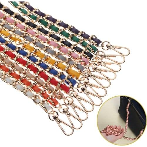 Detachable Replacement Shoulder DIY Black Bag Strap PU Leather Long Belts Handbag Crossbody Chain Strap Bands Bag Accessories