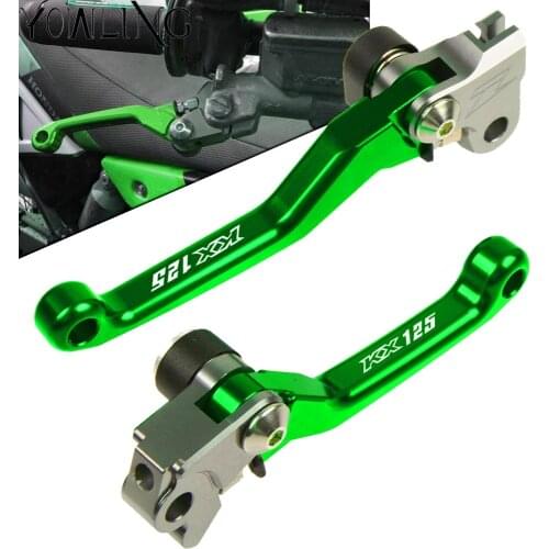 For Kawasaki KX125 KX 125 2006 2007 2008 Dirt Bike Motocross handle Levers Motorbike CNC Custom Made Folding Brake Clutch Lever